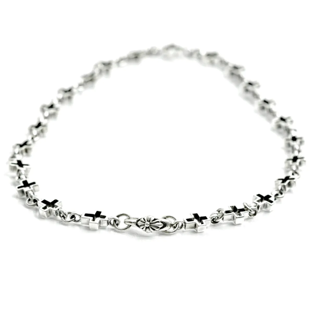 Colier gotic cruciulite Argint