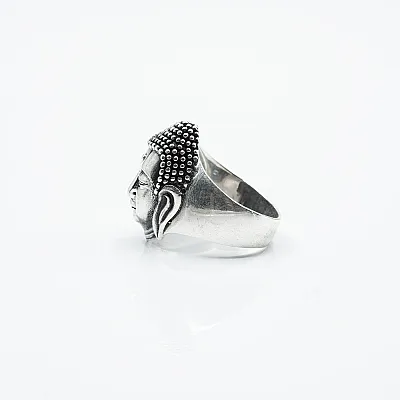 Inel simbol cap Buddha Argint - 5