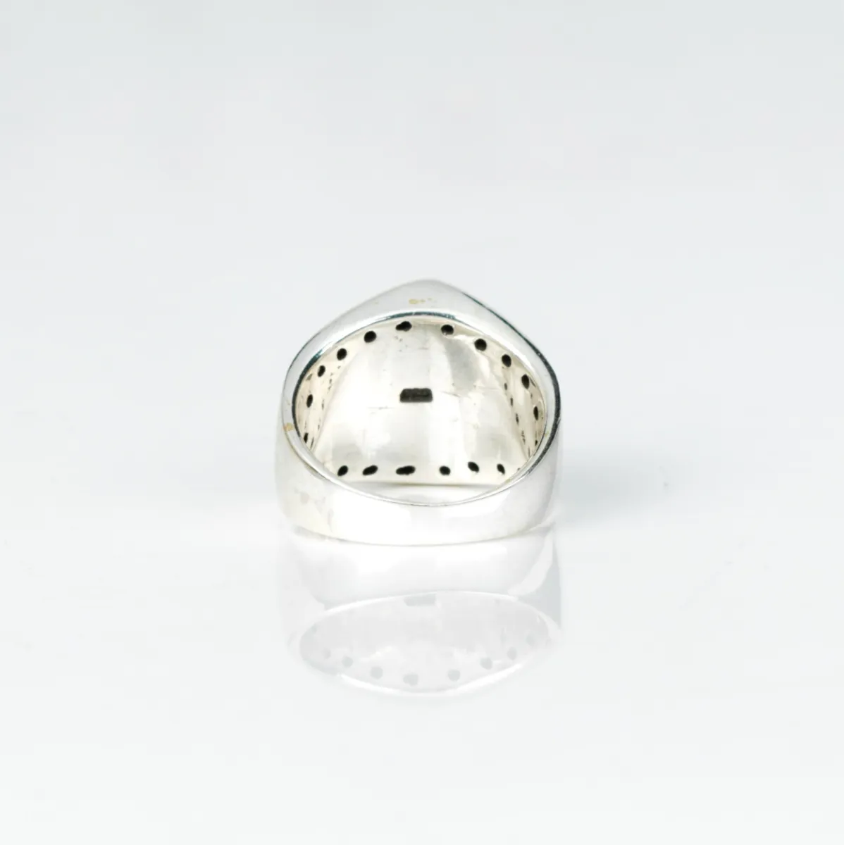 Inel lat fleur de lys c.z transparente Argint
