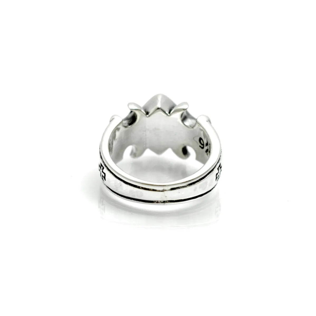 Inel Fleur de Lys cruce Argint