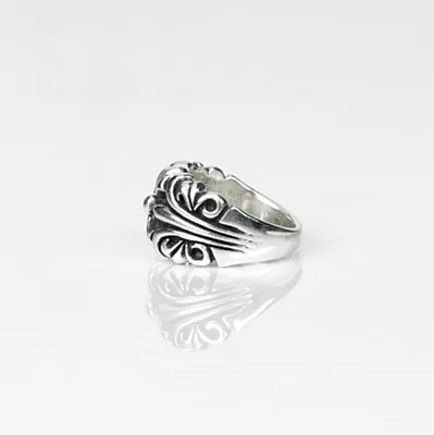 Inel Fleur.de.Lys cruce gotica Argint - 4