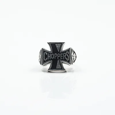 Inel cruce Choppers Argint - 2
