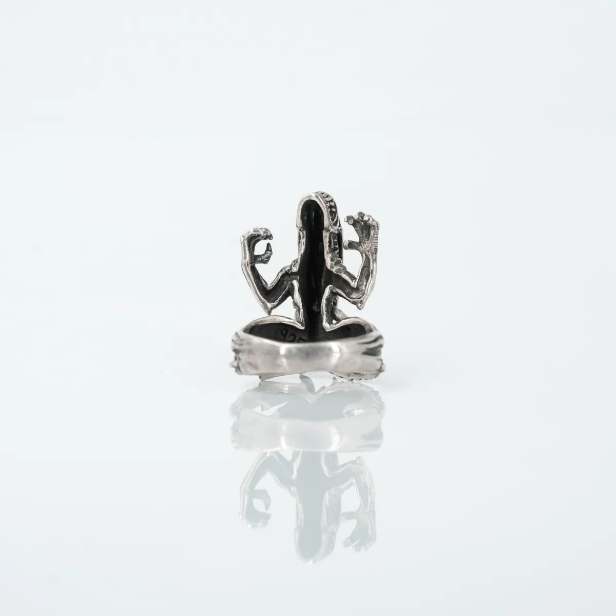 Inel alien model Argint