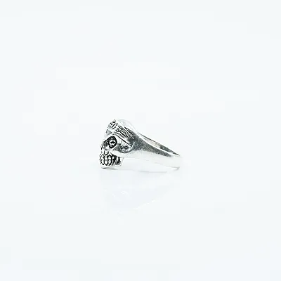 Inel craniu skulls eyes cruce Argint - 4