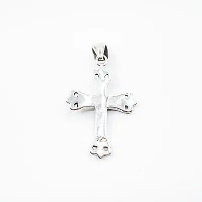 Pandantiv cruce Fleur de Lys m Argint - 3