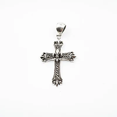 Pandantiv cruce Fleur de Lys m Argint - 1