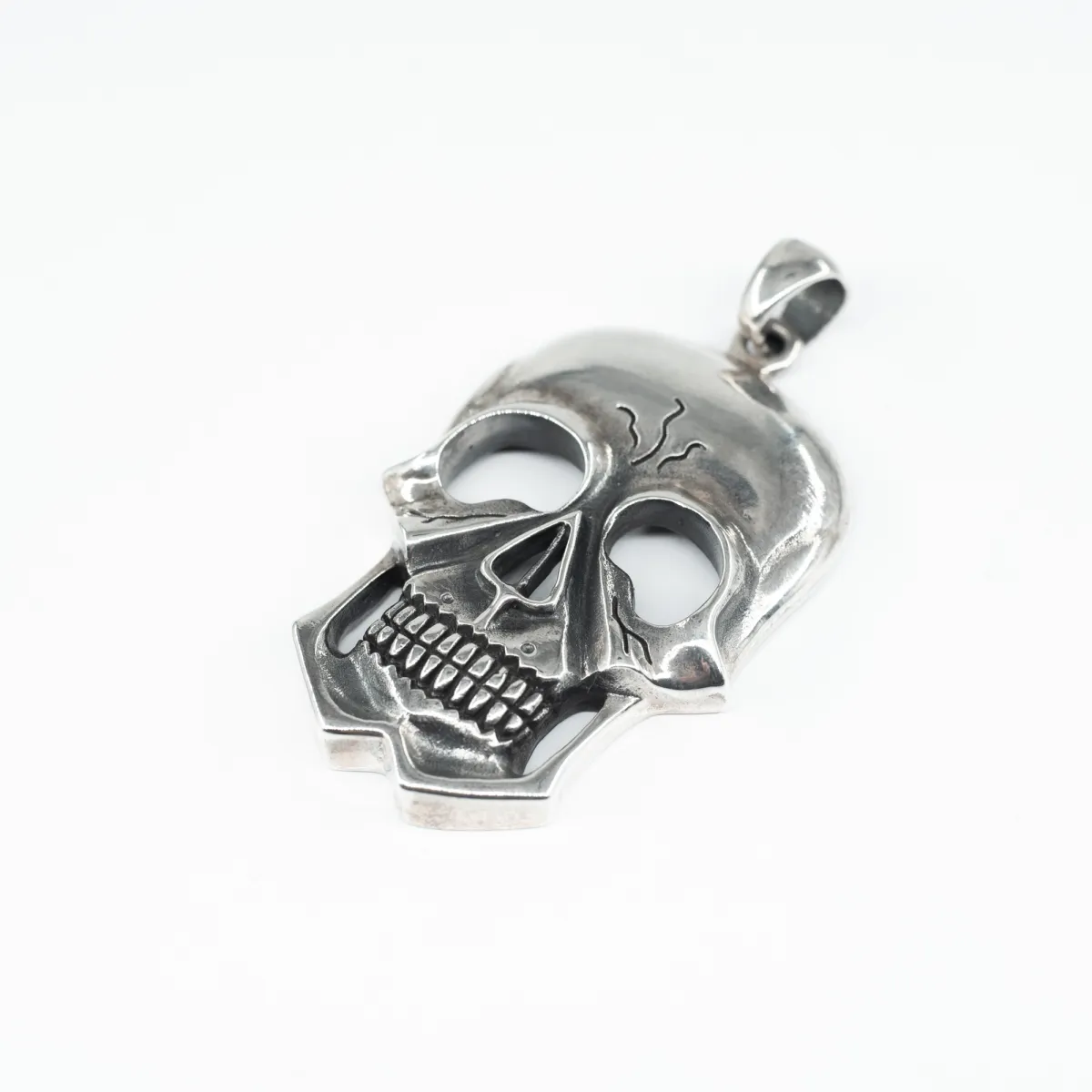 Pandantiv cap de mort masca Argint