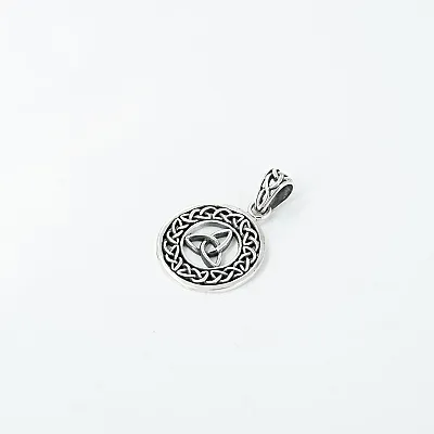 Pandantiv triquetra rotund Argint - 2