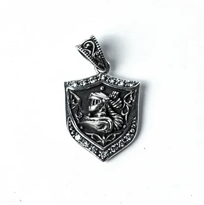 Pandantiv blazon cavaler Argint - 1