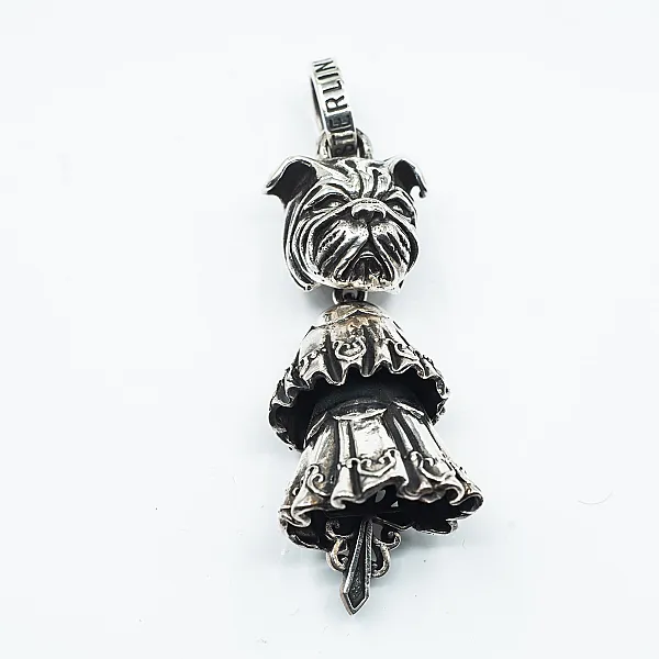 Pandantiv catel clopotel Argint