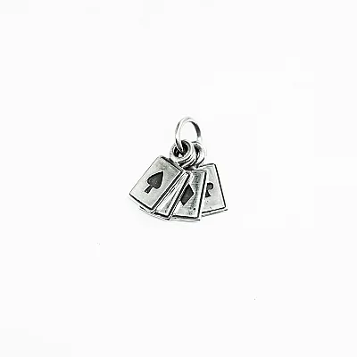Pandantiv tip charms carti de joc Argint - 1