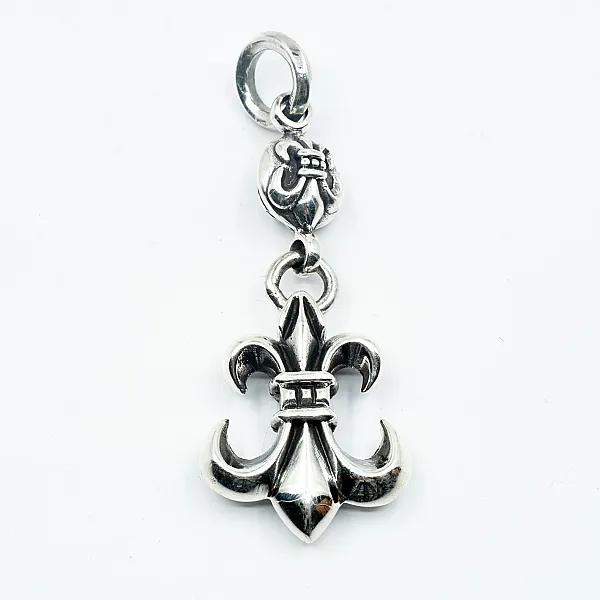 Pandantiv flexibil Fleur de Lys Argint