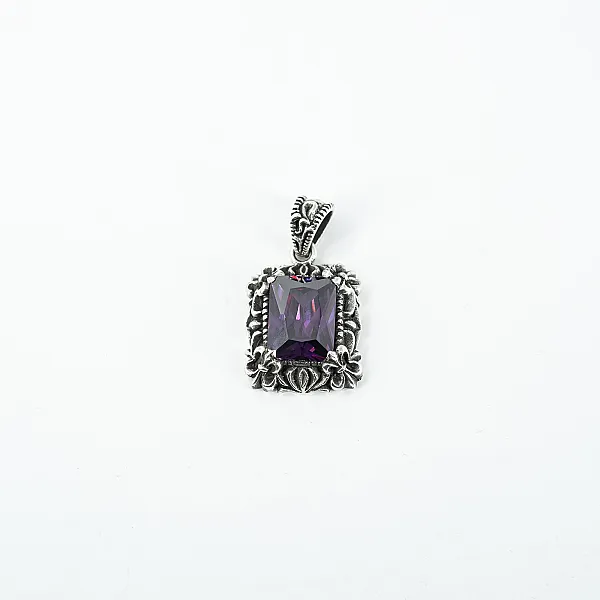Pandantiv gotic Fleur de Lys Argint