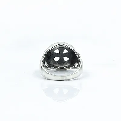 Inel rotund cruce celtica s Argint - 4