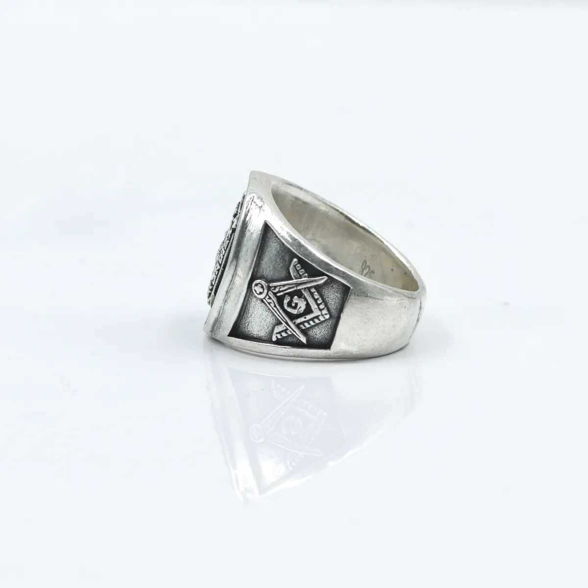 Inel In hoc signo vinces l Argint