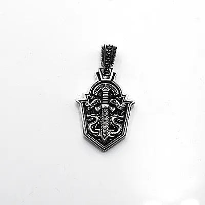 Pandantiv gotic blazon cu sabie Argint - 1
