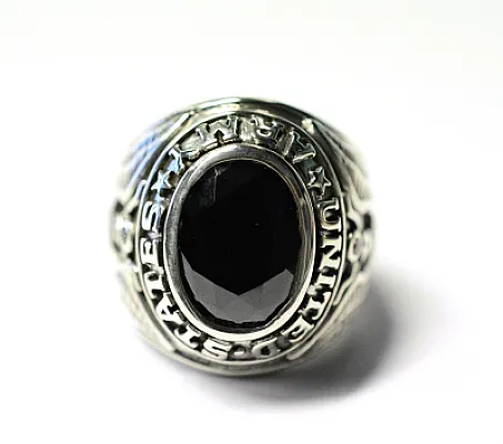 Inel piatra USA black Argint - 1