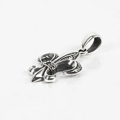 Pandantiv fleur de lys broderie s Argint - 2