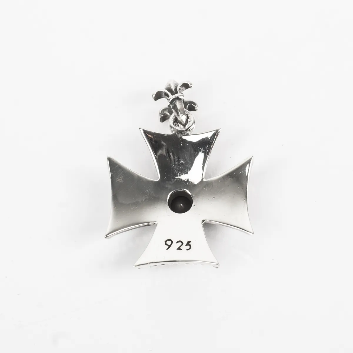 Pandantiv cruce gotica fleur de lys Argint