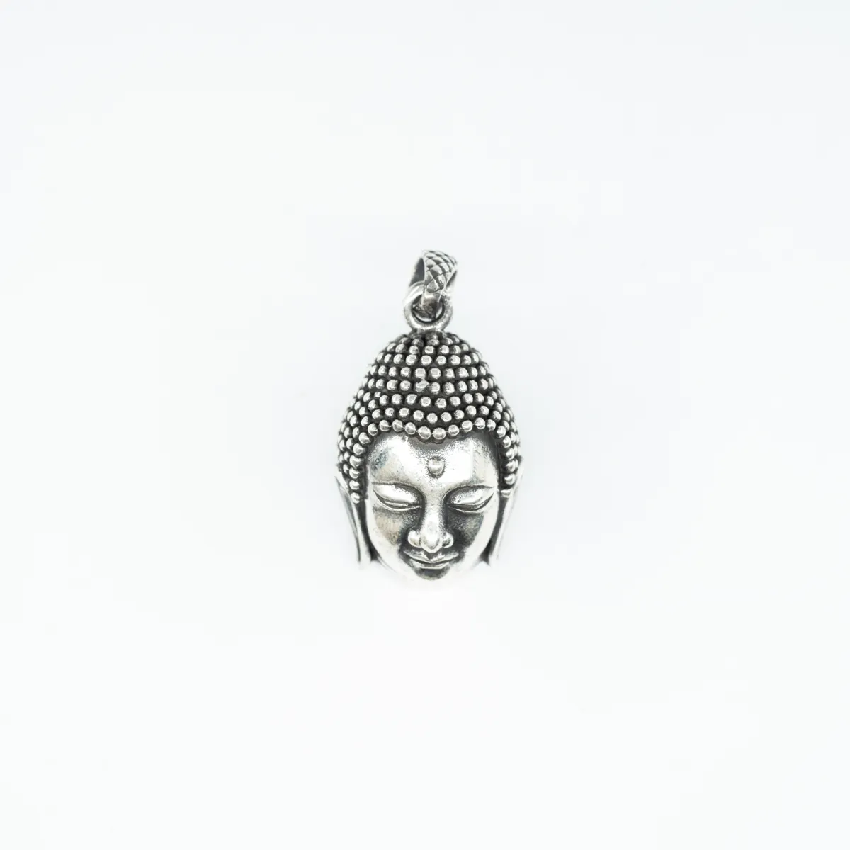 Pandantiv cap Buddha Argint