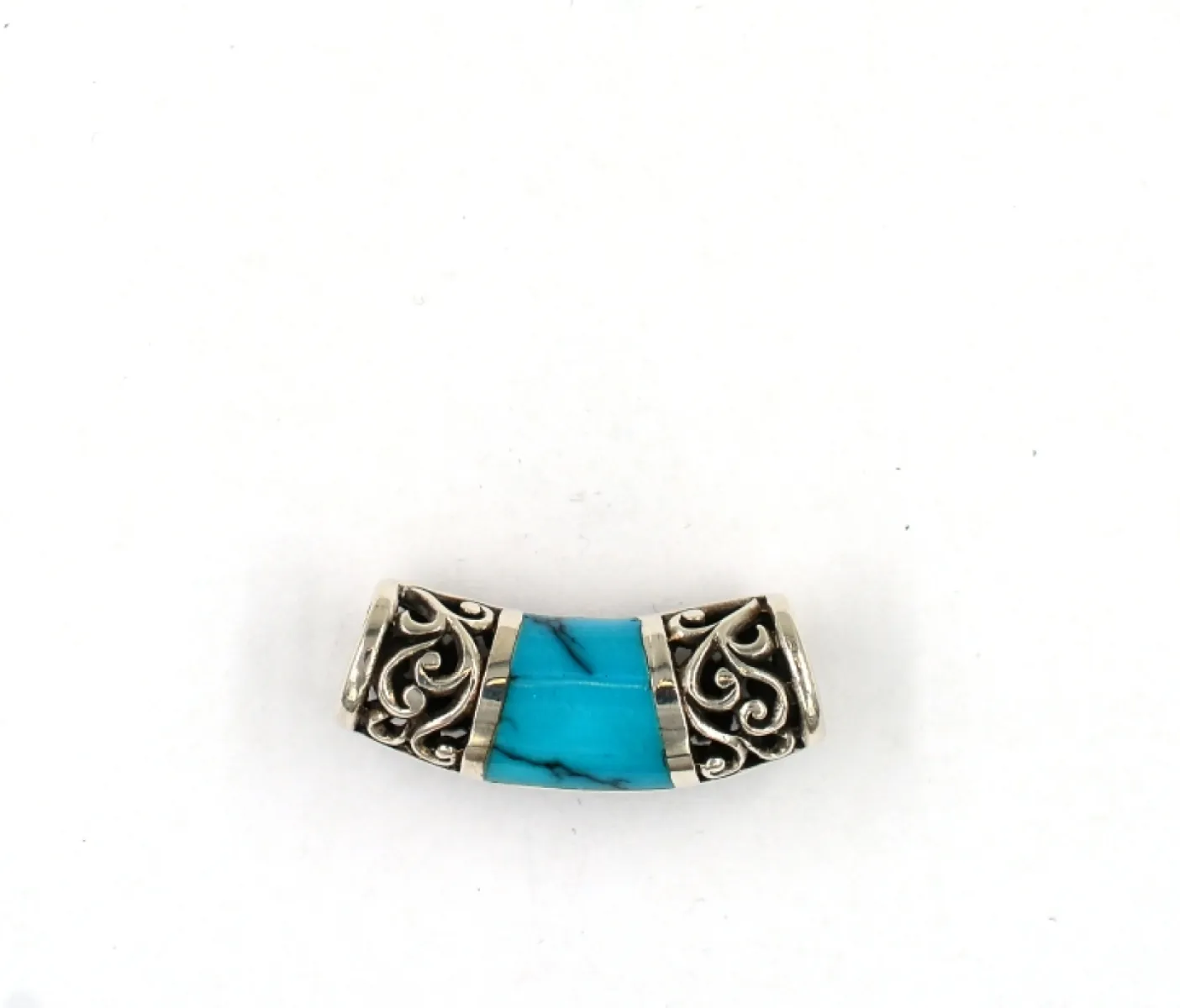 Charms lant broderie Argint