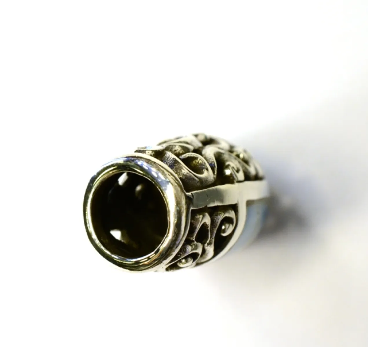 Charms lant broderie Argint