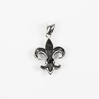 Pandantiv fleur de lys broderie s Argint - 3