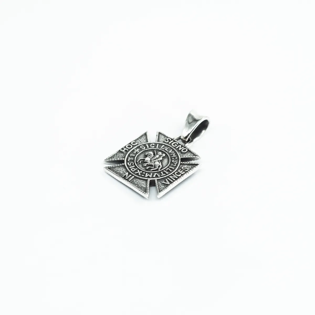 Cruce in hoc signo vinces Argint