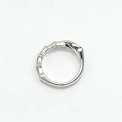 Inel gherute zirconii negre Argint - 2