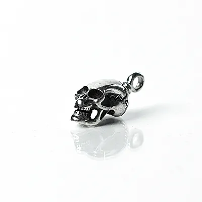 Pandantiv cap de mort lunguiet Argint - 1