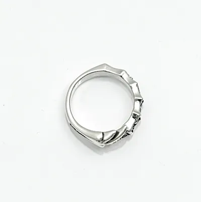 Inel gherute zirconii negre Argint - 3