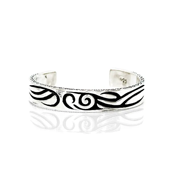 Bratara fixa lata model celtic Argint