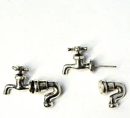 Cercel robinet Argint - 1