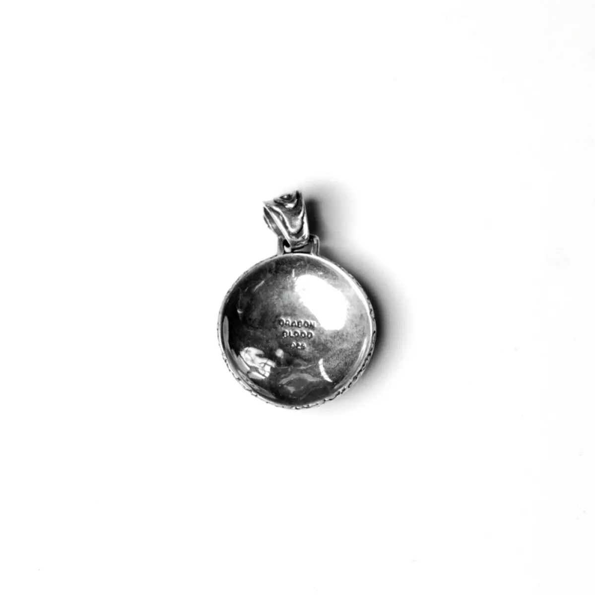 Pandantiv dragon yin yang Argint