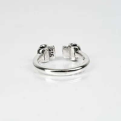 Inel cranii duo xs Argint - 3