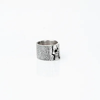 Verigheta craniu hammered Argint - 5