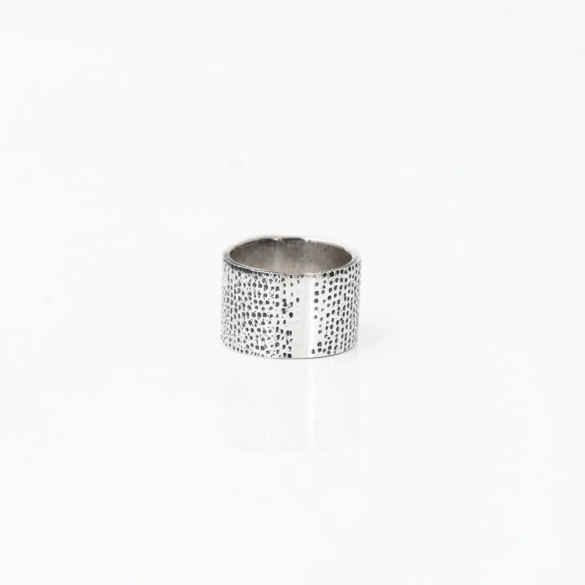 Verigheta craniu hammered Argint
