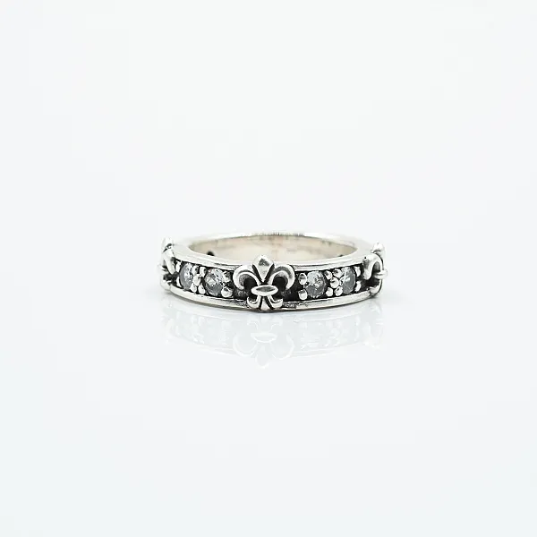 Verigheta Fleur de Lys cz.transparent Argint