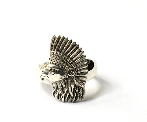 Inel slim vultur indian Argint - 1