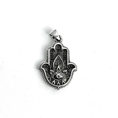 Pandantiv Hamsa lotus Argint - 1