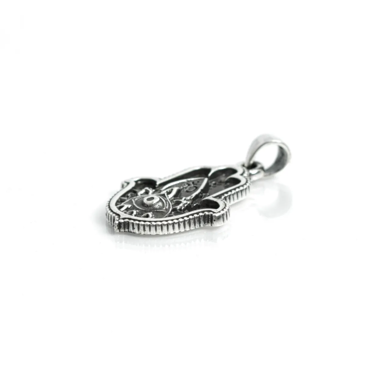 Pandantiv Hamsa lotus Argint