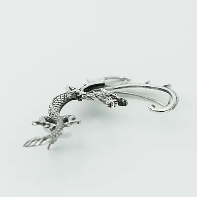 Cercel pe ureche dragon l Argint - 4