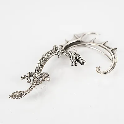Cercel pe ureche dragon l Argint - 2