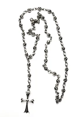 Colier tip rozariu cruciulite Argint - 2