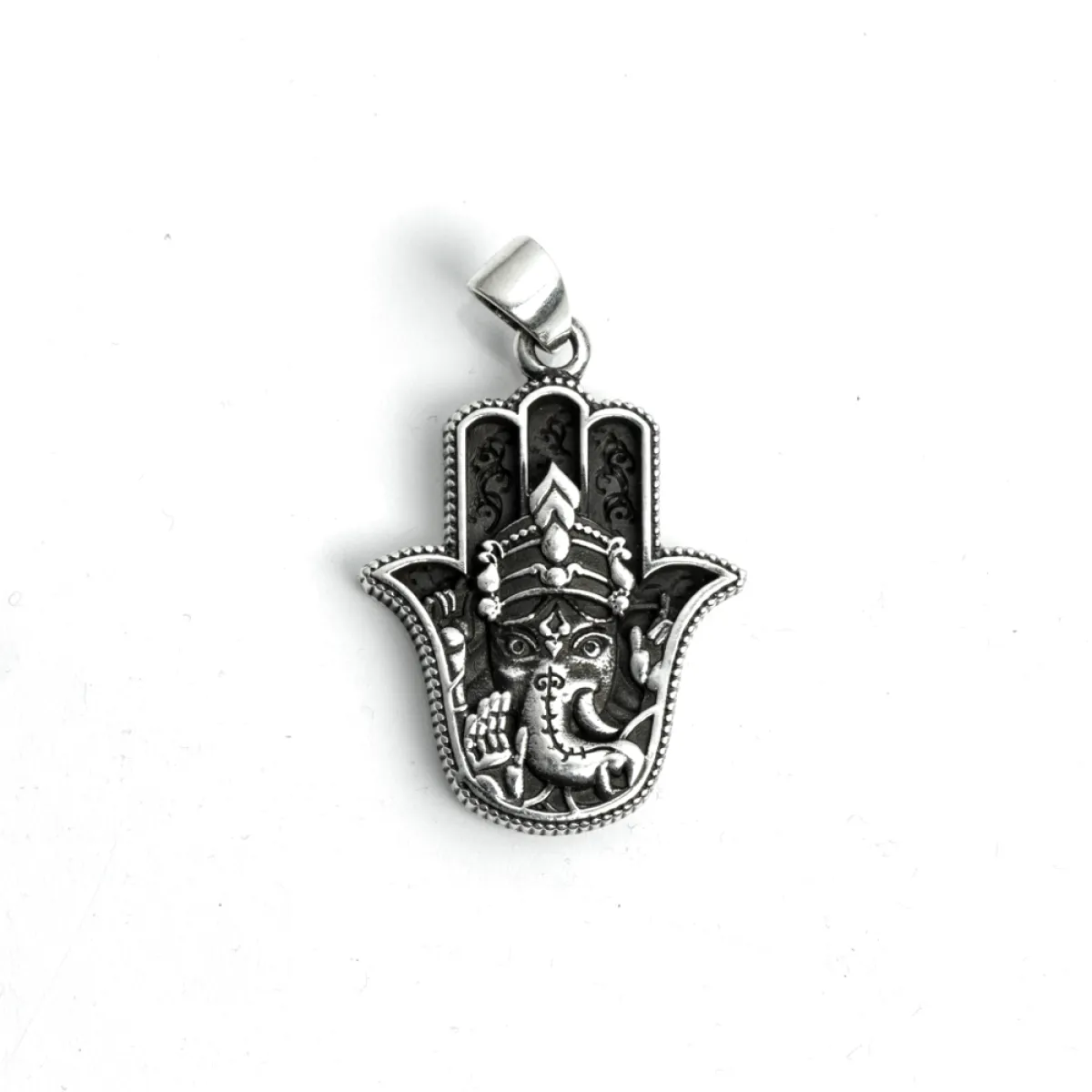 Pandantiv Hamsa Ganesha Argint