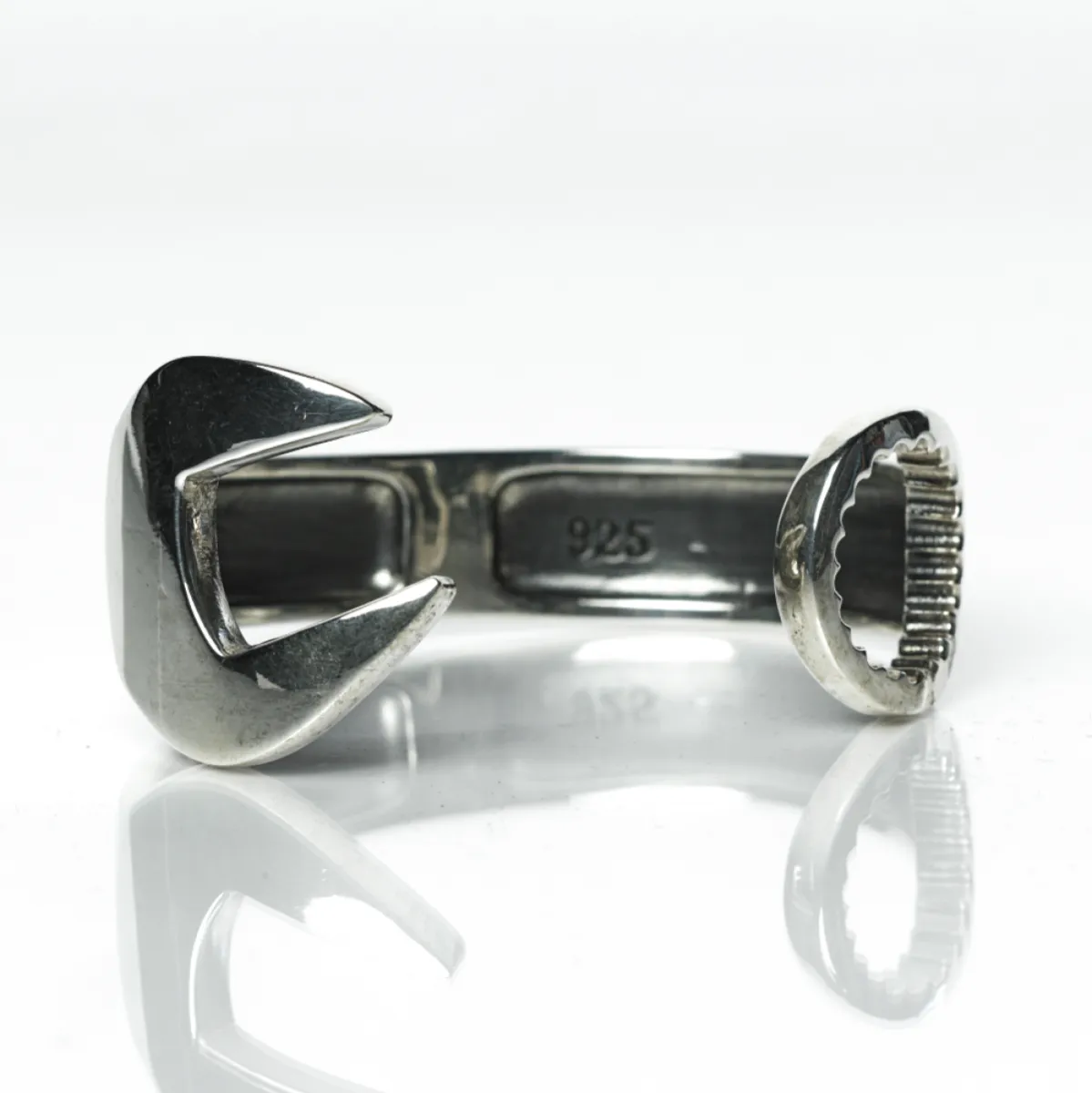 Bratara cheie fixa xl Argint