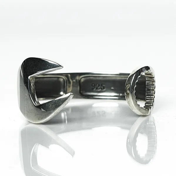 Bratara cheie fixa xl Argint