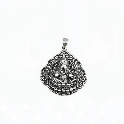 Pandantiv triunghiular Ganesha Argint - 1