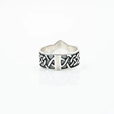 Inel pentagrama model celtic Argint - 4