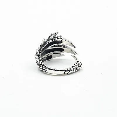 Inel gheara dragon Argint - 3